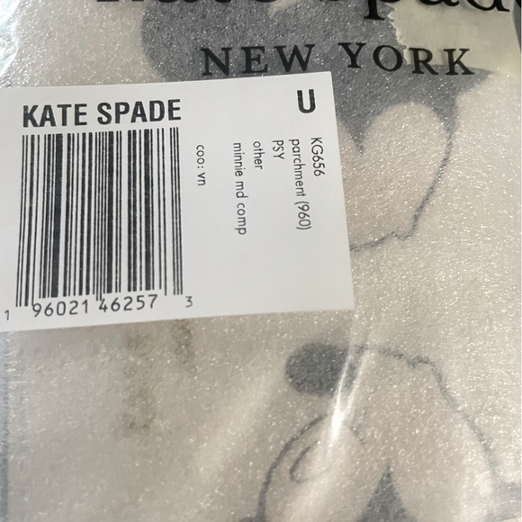 Disney X Kate Spade New York Minnie Medium Compact Bifold Wallet - Picture 6 of 7